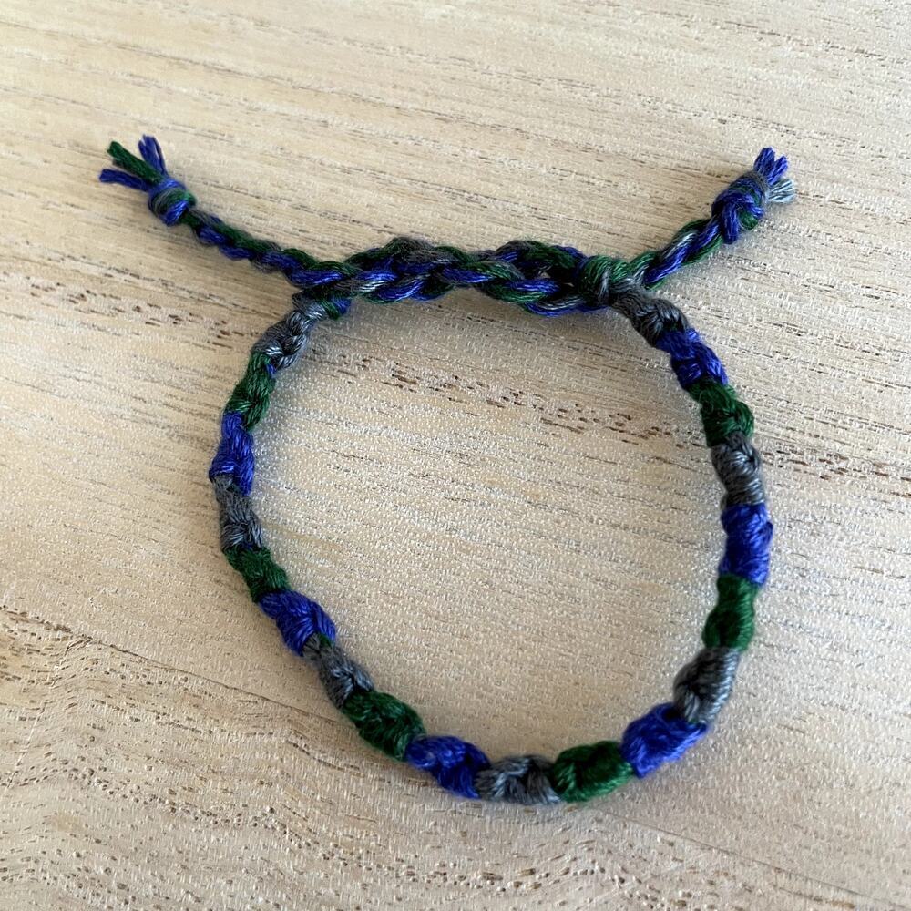 Samira Bracelet, anklet, trendy, comfortable, tie, embroidery thread, woven, gif